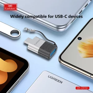 مبدل OTG USB3 به لایتنینگ ارلدام مدل OT74