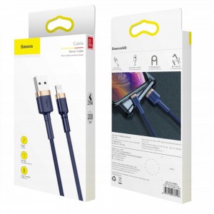 کابل تبدیل USB به لایتنینگ باسئوس مدل CALKLF-BV3 طول 1 متر