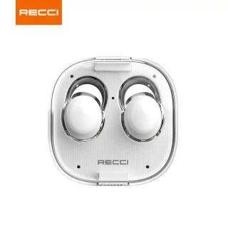 هندزفری بلوتوثی REP-W69 رسی (Recci REP-W69 CRYSTAL Wireless Bluetooth 5.3 Earphones ENC HD Calling)