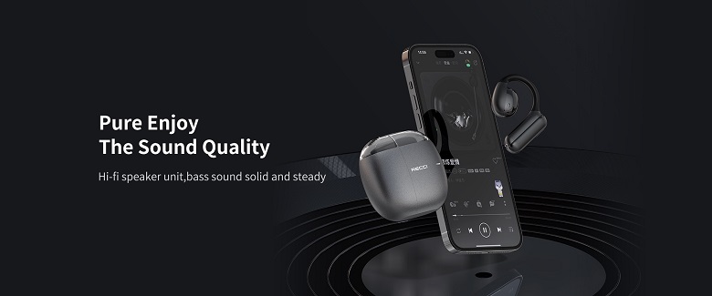 Recci REP-W67 Wireless Earbuds Nice Design