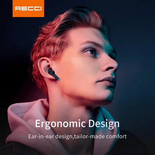 هندزفری بلوتوثی REP-W55 رسی (RECCI REP-W55 Haydn True Wireless Bluetooth Earphone Stereo)