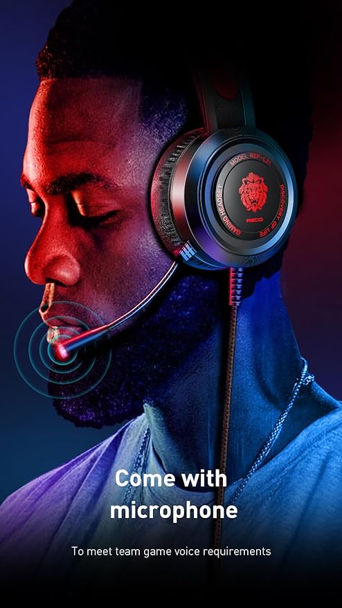 هدفون گیمینگ REP-L21 رسی (Recci REP-L21 Wired Gaming Headset)