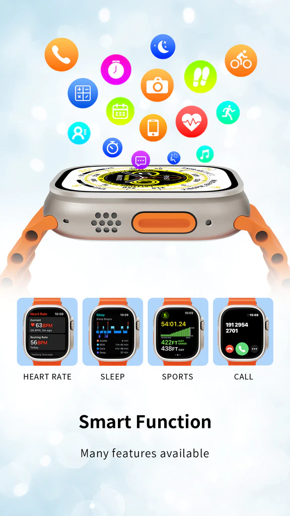 اسمارت واچ و ساعت هوشمند RA21 رسی (Recci Ultra Design Smart Watch RA21)