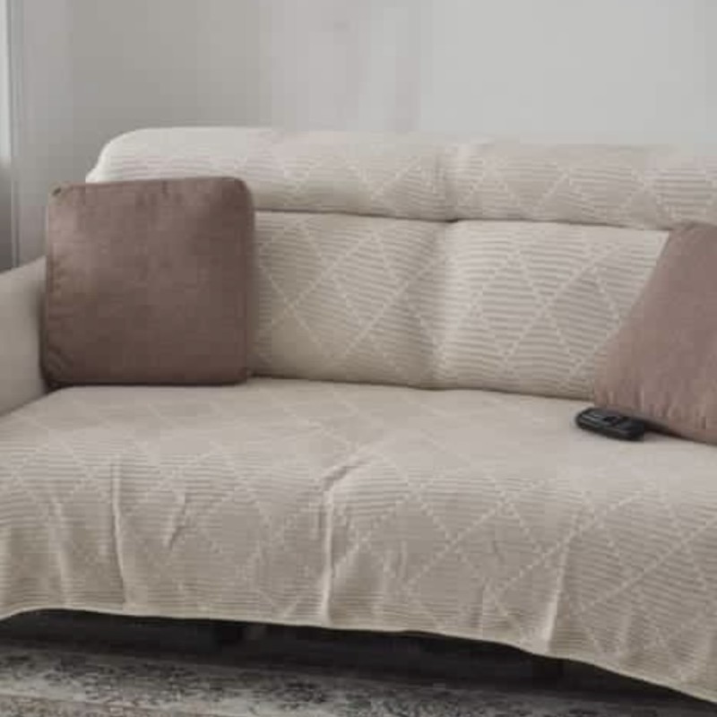 شال مبل افرا رنگ کاپوچینو
