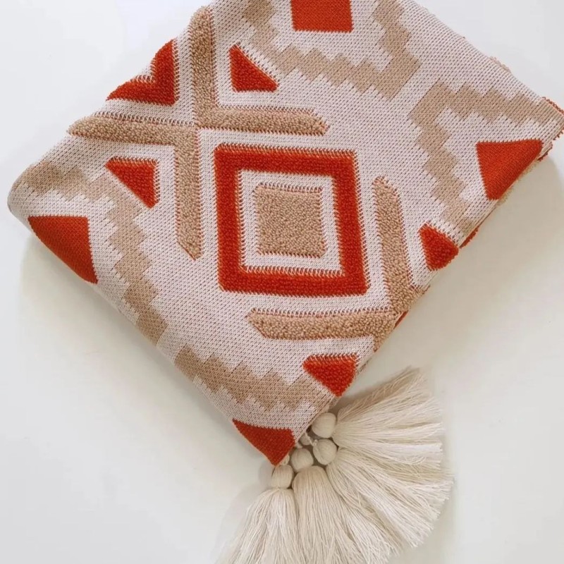 شال مبل پانچ سه متری (رنگ آجری)