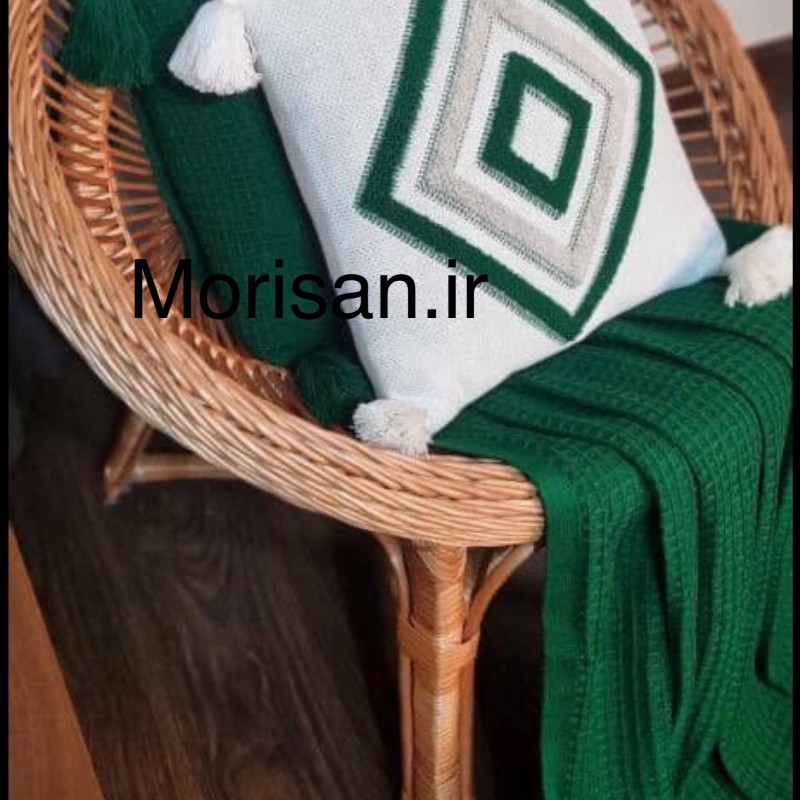 شال مبل پیکه (رنگ سبز یشمی)