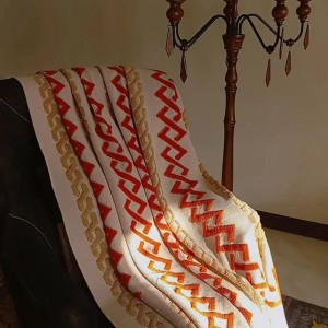 شال مبل   پانچ پرشین دو‌رنگ‌(رنگ آجری)