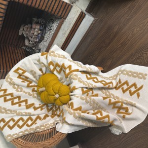 شال مبل   پانچ پرشین  (رنگ خردلی)