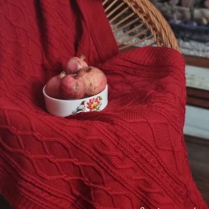 شال مبل دیانا (رنگ قرمز)