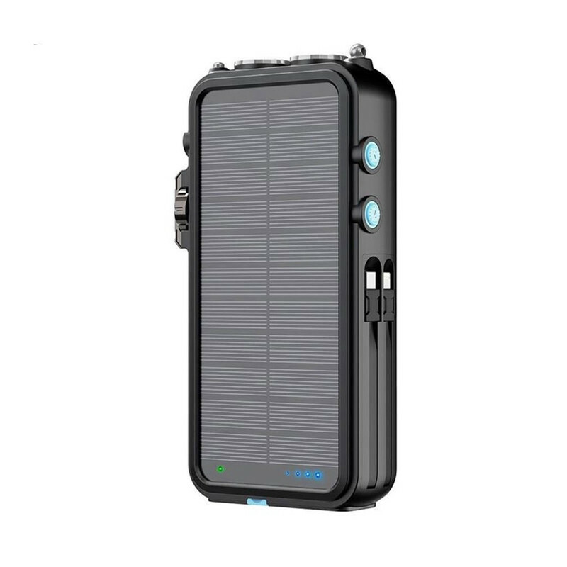 پاوربانک خورشیدی پاورولوژی مدل pp049 ظرفیت 16000 میلی آمپر ساعت