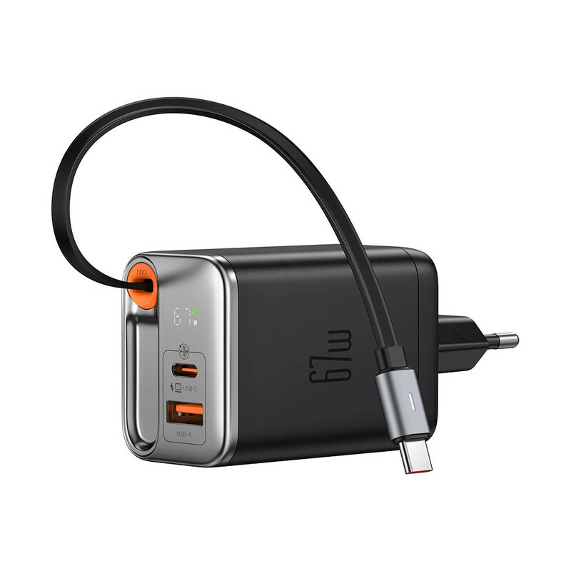 شارژر دیواری 67 وات مک دودو مدل CH-4100 به همراه کابل متصل به بدنه USB-C