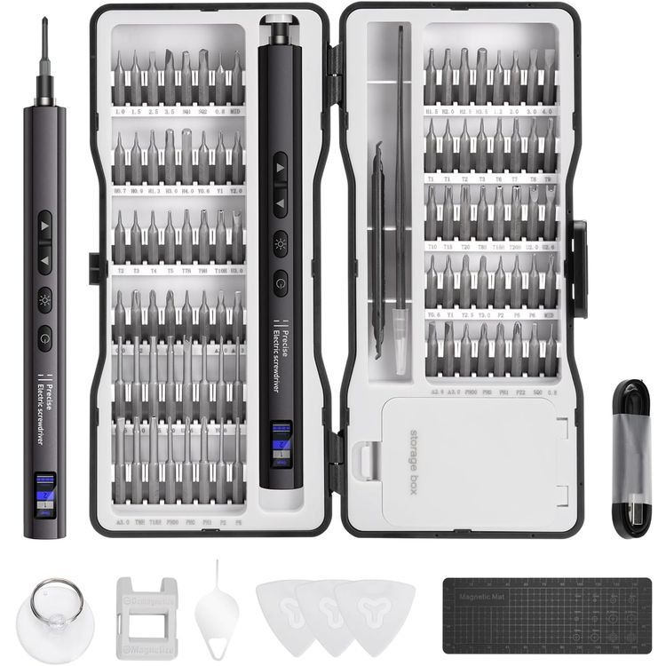کیت پیچ گوشتی شارژی 97 تیکه پرودو Porodo TechFix 97‑In‑1 Electric Screwdriver Kit PDGTE970BK