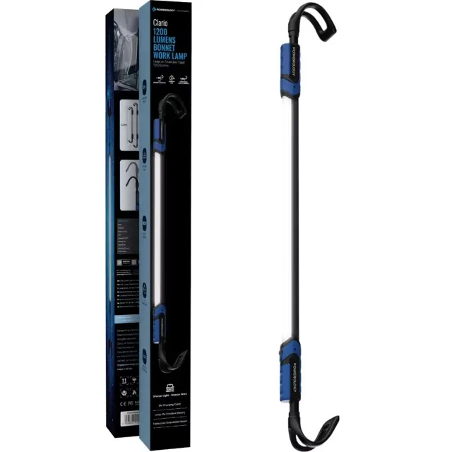 چراغ کار 1200 لومن پاورولوژی مدل Powerology Clario Bonnet PWZF6678BK