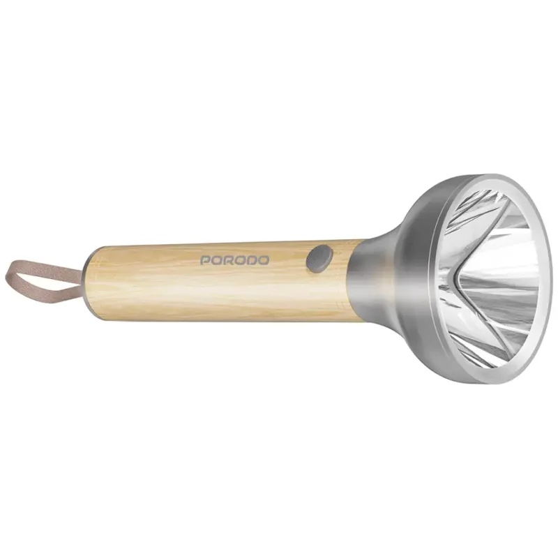چراغ قوه چوبی پرودو مدل Birch 300 LED