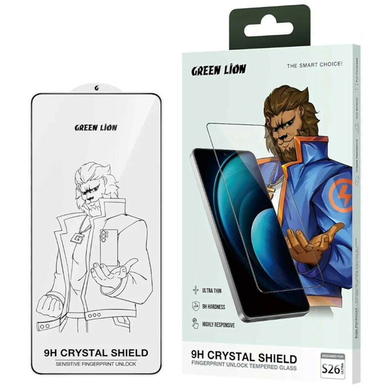 محافظ صفحه نمایش گرین لاین مدل 9H Crystal Shield مناسب برای گوشی موبایل سامسونگ Galaxy S26 Ultra