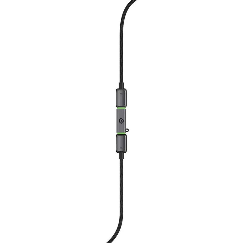 کابل دوتایی 2 سر تایپ سی پاورولوژی به همراه تبدیل مدل Powerology Argos pcab37gy