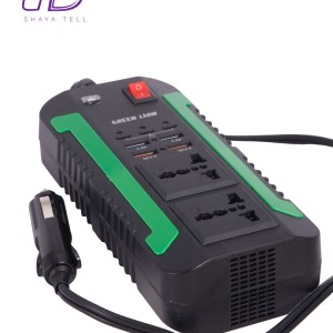 اینورتر برق خودرو گرین‌لاین مدل SPARK 300، مبدل ۳۰۰ وات با ۲ پریز AC و ۷ پورت USB و Type-c