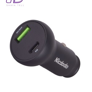 شارژر فندکی سریع مک‌دودو مدل 30W PD با نمایشگر دیجیتال و دو پورتتpg