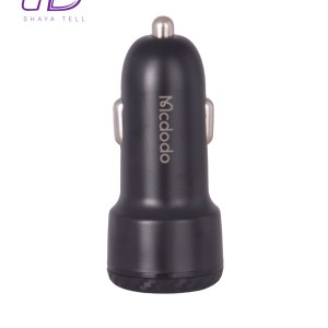 شارژر فندکی سریع مک‌دودو مدل ۳۸ وات PD+QC دو پورت USB-C و USB-A