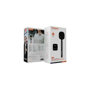 میکروفن یقه ای پرودو مدل PD-LFST133 با درگاه های اتصال تایپ سی و لایتنینگ و دوربین