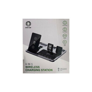 شارژر رومیزی گرین لاین مدل Wireless-Ch station 4 in 1