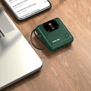 پاوربانک گرین لاین مدل  Green Lion Smart Touch Screen ظرفیت 10000 میلی‌ آمپرساعت