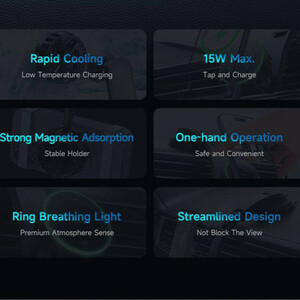 پایه نگهدارنده و شارژر بی سیم گوشی موبایل مک دودو مدل CH-5110