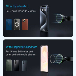 پایه نگهدارنده و شارژر بی سیم گوشی موبایل مک دودو مدل CH-5110