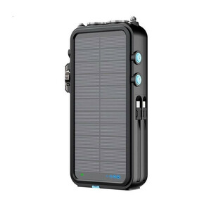 پاوربانک خورشیدی پاورولوژی مدل pp049 ظرفیت 16000 میلی آمپر ساعت