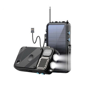 پاوربانک خورشیدی پاورولوژی مدل pp049 ظرفیت 16000 میلی آمپر ساعت