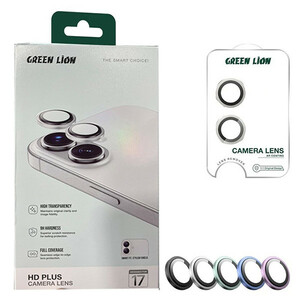 محافظ لنز دوربین گرین لاین مدل HD Plus Camera Lens مناسب برای گوشی موبایل اپل iPhone 17