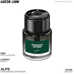 خوشبوکننده خودرو گرین لاین مدل GNALFRDI130BK با رایحه Black حجم 130 میلی لیتر