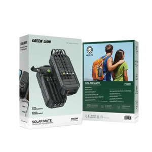 پاوربانک 22.5 وات گرین لاین مدل SOLAR MATE ظرفیت 20000 میلی‌آمپرساعت
