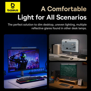 چراغ LED بالای مانیتور باسئوس مدل I-wok3