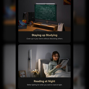 چراغ LED بالای مانیتور باسئوس مدل I-wok3