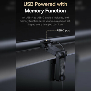 چراغ LED بالای مانیتور باسئوس مدل I-wok3