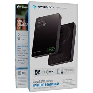 پاور بانک 20 وات پاورولوجی مدل Mag volt ظرفیت 5000 میلی آمپر ساعت