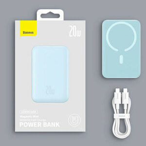 پاوربانک باسئوس مدل Magnetic Mini ظرفیت 10000 میلی آمپر ساعت