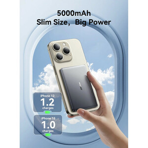 پاوربانک جوی روم مدل PBM08 ظرفیت 5000 میلی آمپر ساعت