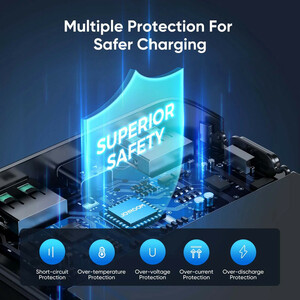 پاوربانک جویروم مدل JR-QP193 ظرفیت 30000 میلی آمپر ساعت