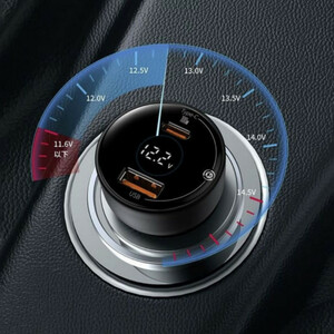 شارژر فندکی 100 وات بیسوس مدل Dual Quick 100W