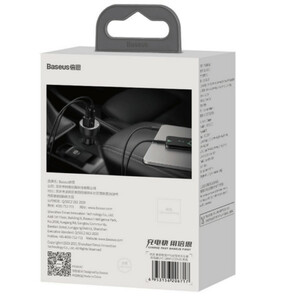 شارژر فندکی 100 وات بیسوس مدل Dual Quick 100W