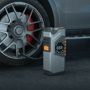 جامپ‌استارتر خودرو پورودو مدل VoltBoost ظرفیت 10000 میلی‌آمپرساعت به همراه پاوربانک و کمپرسور باد