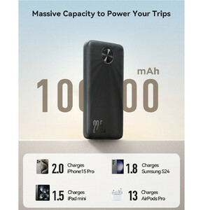 پاوربانک جوی روم مدل JR-PBF15 22.5w ظرفیت 10000 میلی آمپرساعت