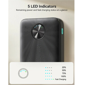 پاوربانک جوی روم مدل JR-PBF15 22.5w ظرفیت 10000 میلی آمپرساعت