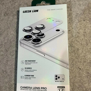 محافظ لنز دوربین فلزی گرین لاین مدل LENS PRO مناسب برای گوشی موبایل اپل iPhone 17 Pro Max