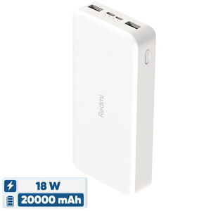 پاوربانک 18 وات شیائومی مدل Redmi PB200LZM ظرفیت 20000 میلی آمپر ساعت