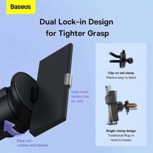 پایه نگهدارنده گوشی موبایل بیسوس مدل Metal Age II Air Outlet Version
