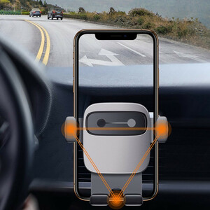 پایه نگهدارنده و شارژر بی سیم گوشی موبایل باسئوس مدل Vehicle-Mounted