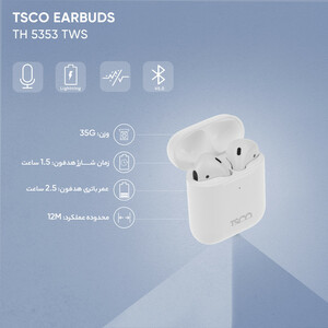 هدفون بلوتوثی تسکو مدل TH 5353 TWS